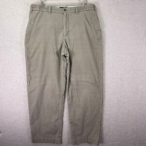 Eddie Bauer Classic‎ Fit Corduroy Pants Mens 36x32 Beige Cotton Casual Trousers